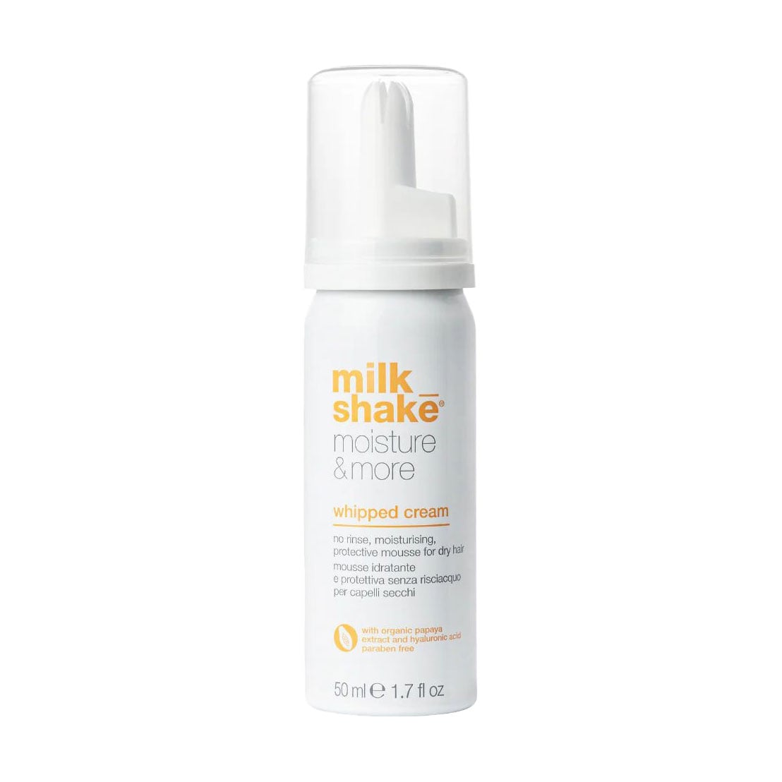 Зволожувальна піна milk_shake Moisture &amp; More Whipped Cream для сухого волосся, 50 мл